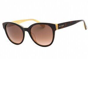 Kate Spade Havana and Gold Cat Eye Sunglasses Nathalie Brand New In Case